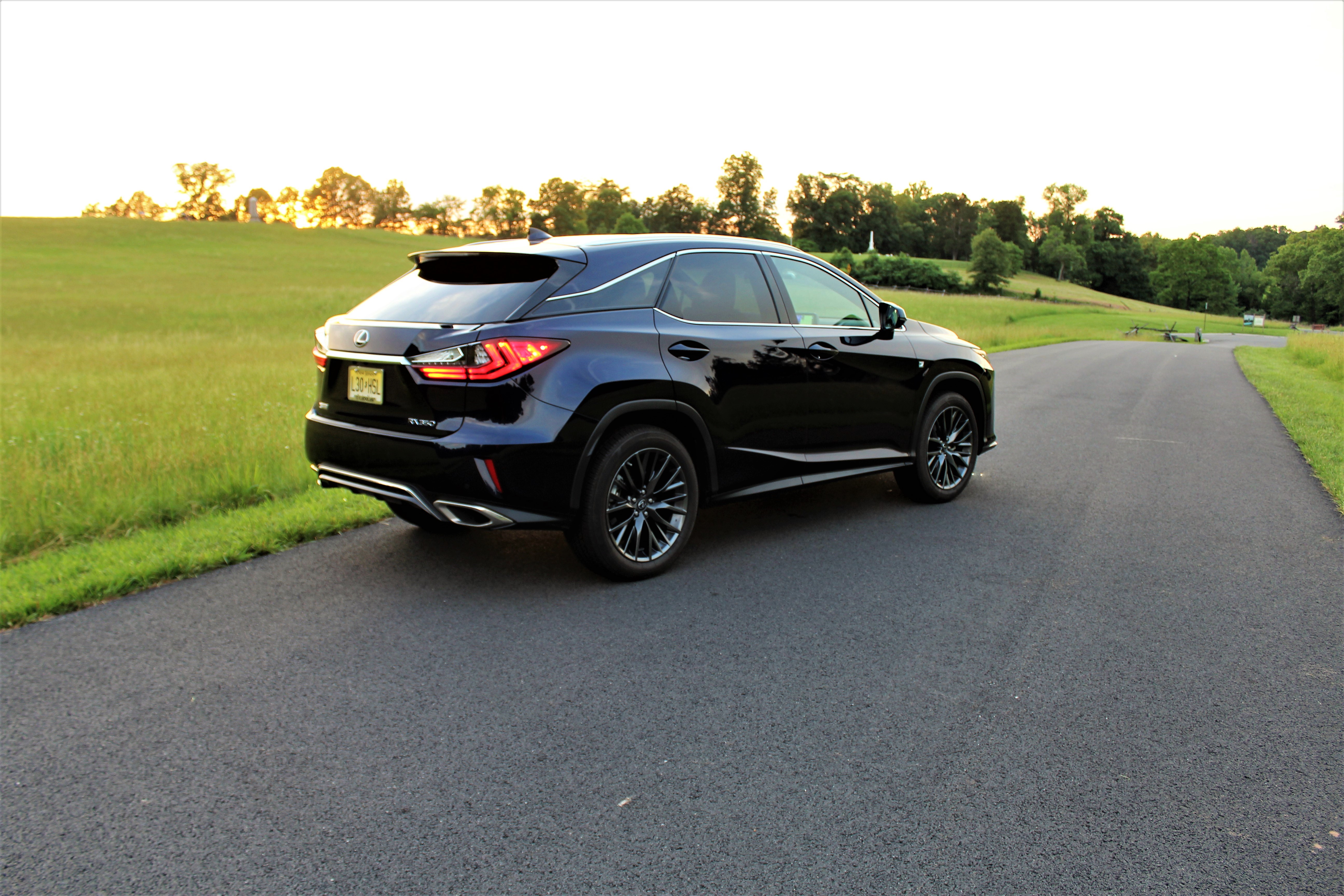 Lexus RX 350 F-Sport-Rear-Pass-Colonial-Roads